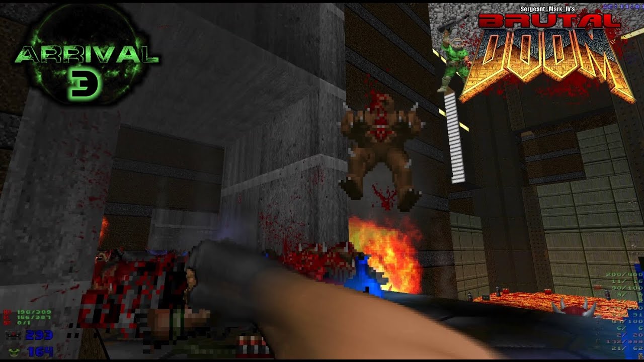 Brutal Doom Realism: Arrival. map03