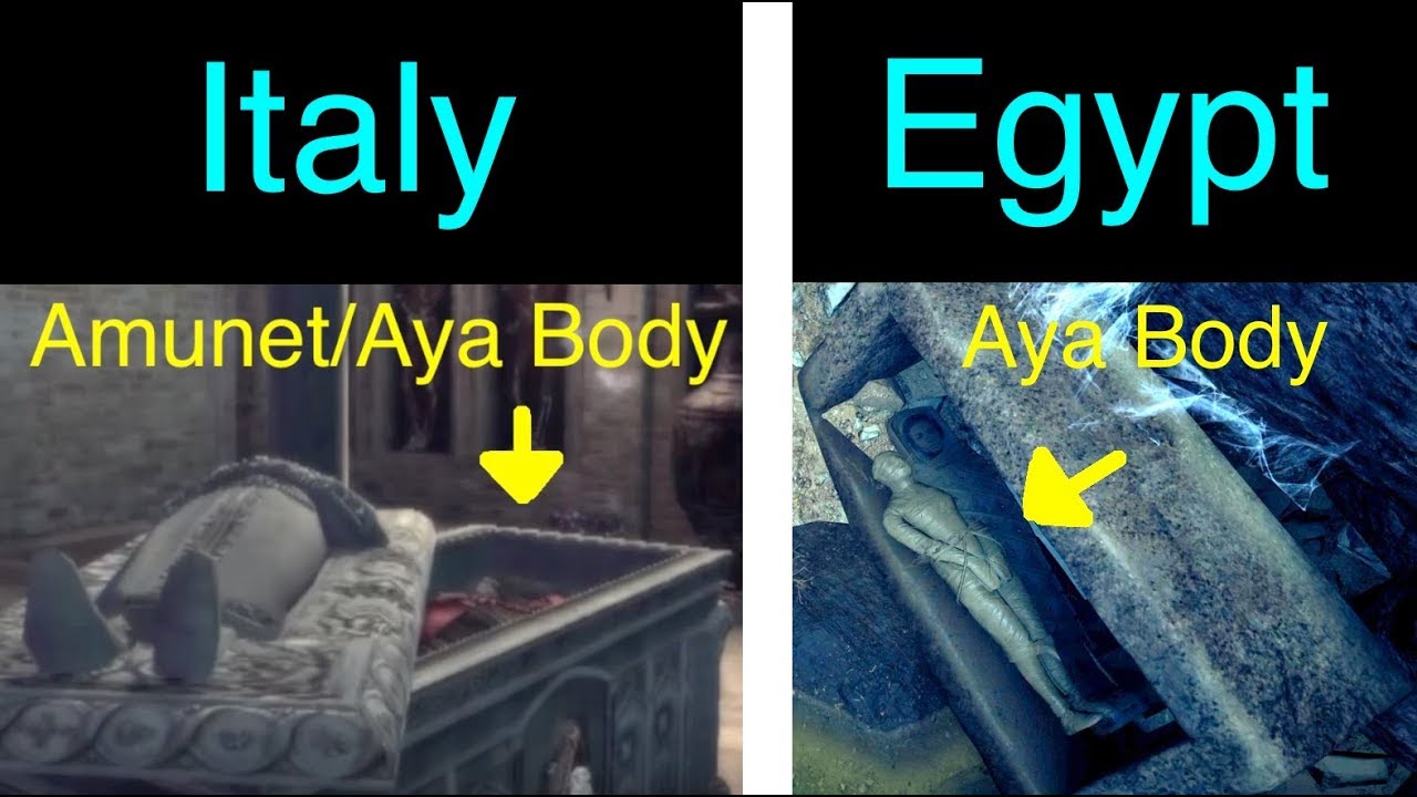 Assassin's Creed Origins: Amunet/Aya Body Explained (Bayek's Tomb)