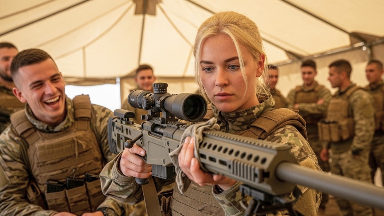 “You Think That’s A Toy? That’s A Barrett .50.” —Navy SEAL Commander Froze at Her 3,247m Kill Record