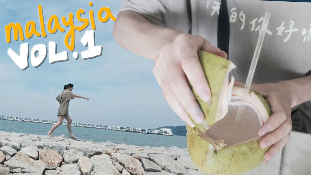 seaside breeze & tropical fruit 🌊🥥｜malaysia vlog vol.1 🇲🇾 | dji osmo pocket 3