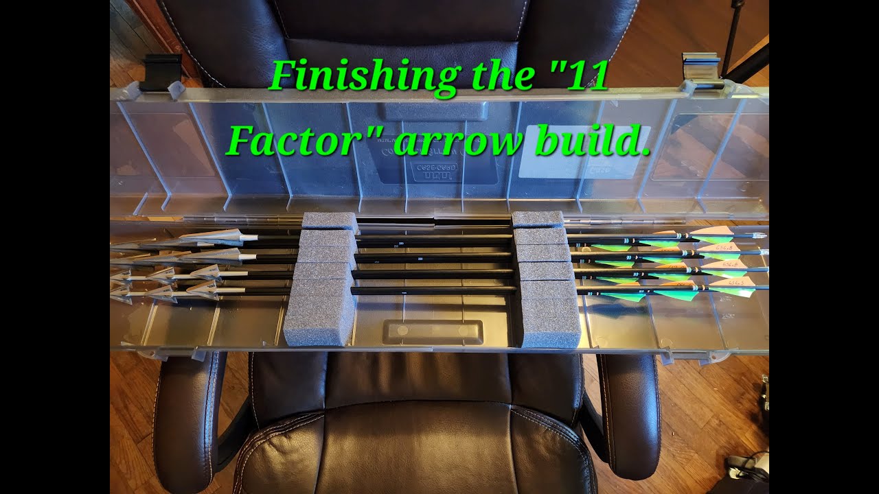 Installing Vanes on the 11 Factor Arrows with Vane Master Pro Fletching Jig