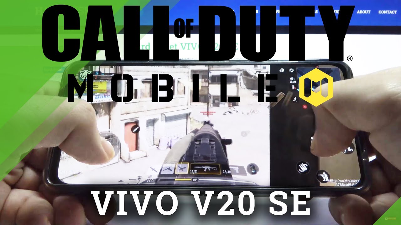 Performance Test of VIVO V20 SE - Call of Duty Gameplay