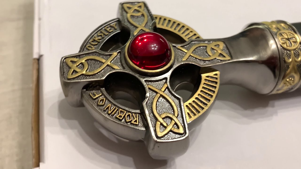 Меч Робин Гуда серебро/золото, Robin Hood sword, silver/gold finish, Art Gladius 293