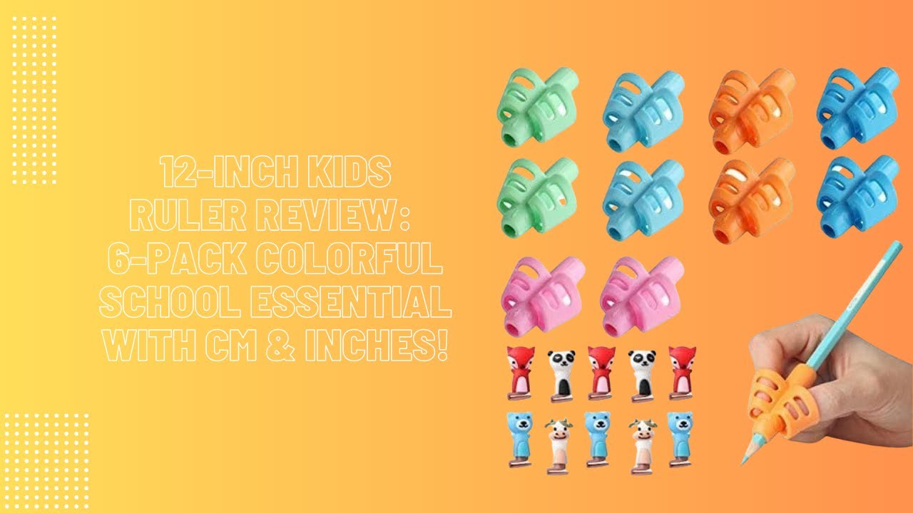 20-Piece Pencil Grip Set Review: Boosting Kids' Handwriting Comfort & Precision!