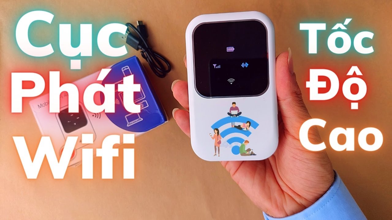 Cục phát wifi 4g không dây giá rẻ ✅ Mở hộp bộ phát wifi di động cầm tay 4G tốc độ cao HQ36