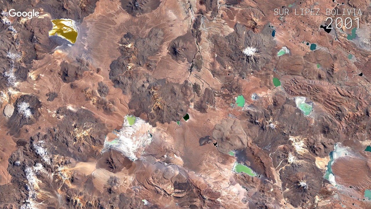 Google Timelapse: Sur Lipez, Bolivia