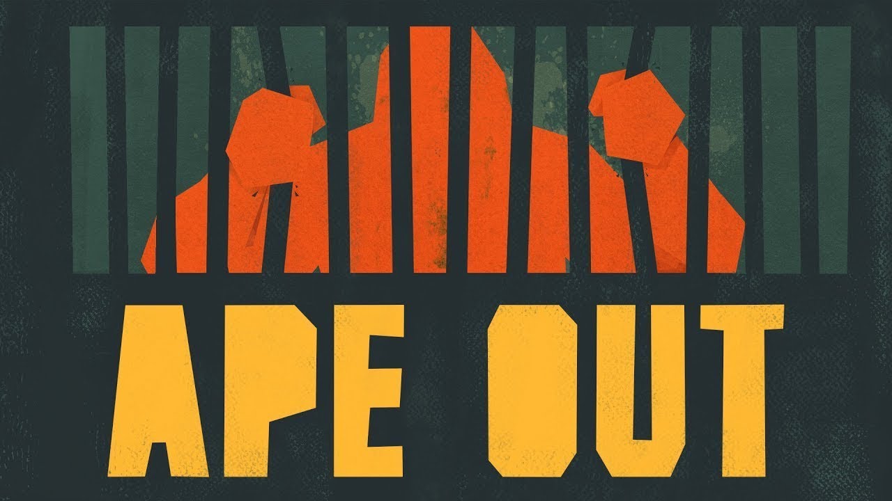 Ураганный экшн Ape Out. Тюрьма, Горилла, Джаз