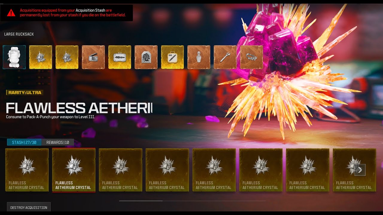 S5 Dark Aether always gives me PAP3 Crystals and now I have too many: Call of Duty®  MWIII Zombies
