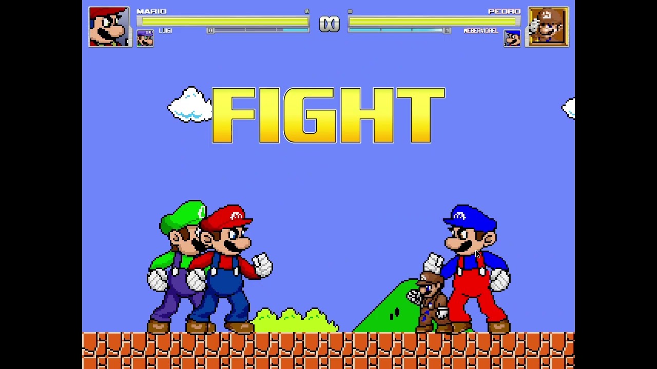 MUGEN Survival #7: Mario DLG(eu) e Luigi DLG