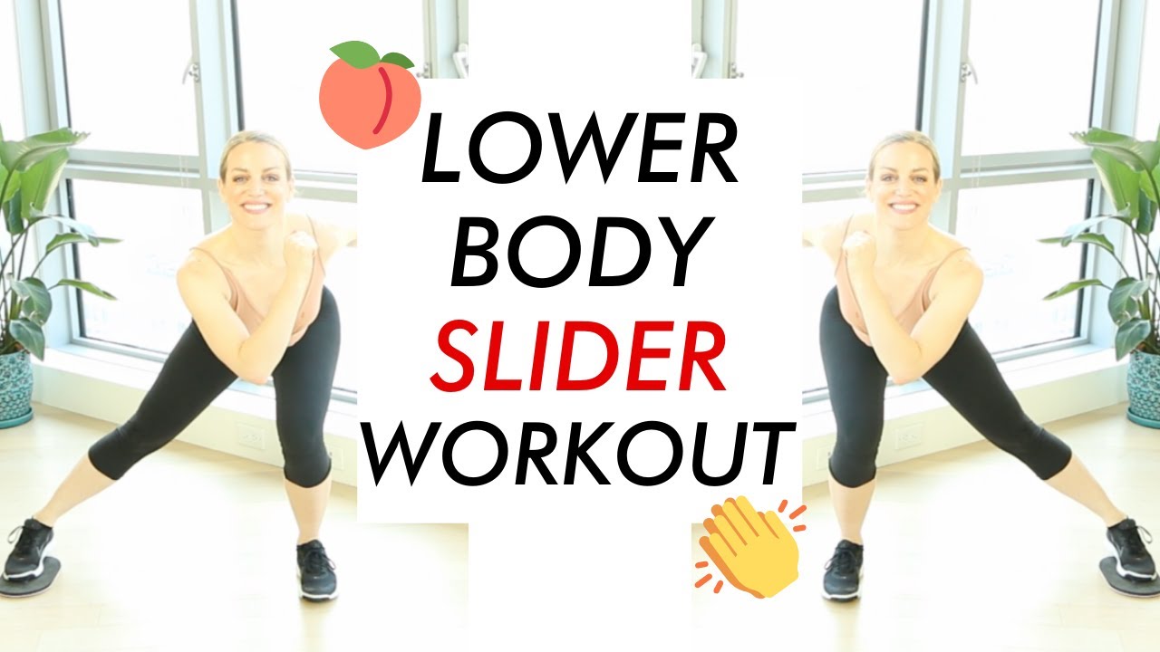LOWER BODY SLIDER WORKOUT | TRACY CAMPOLI | SCULPT AND BURN LEGS WORKOUT
