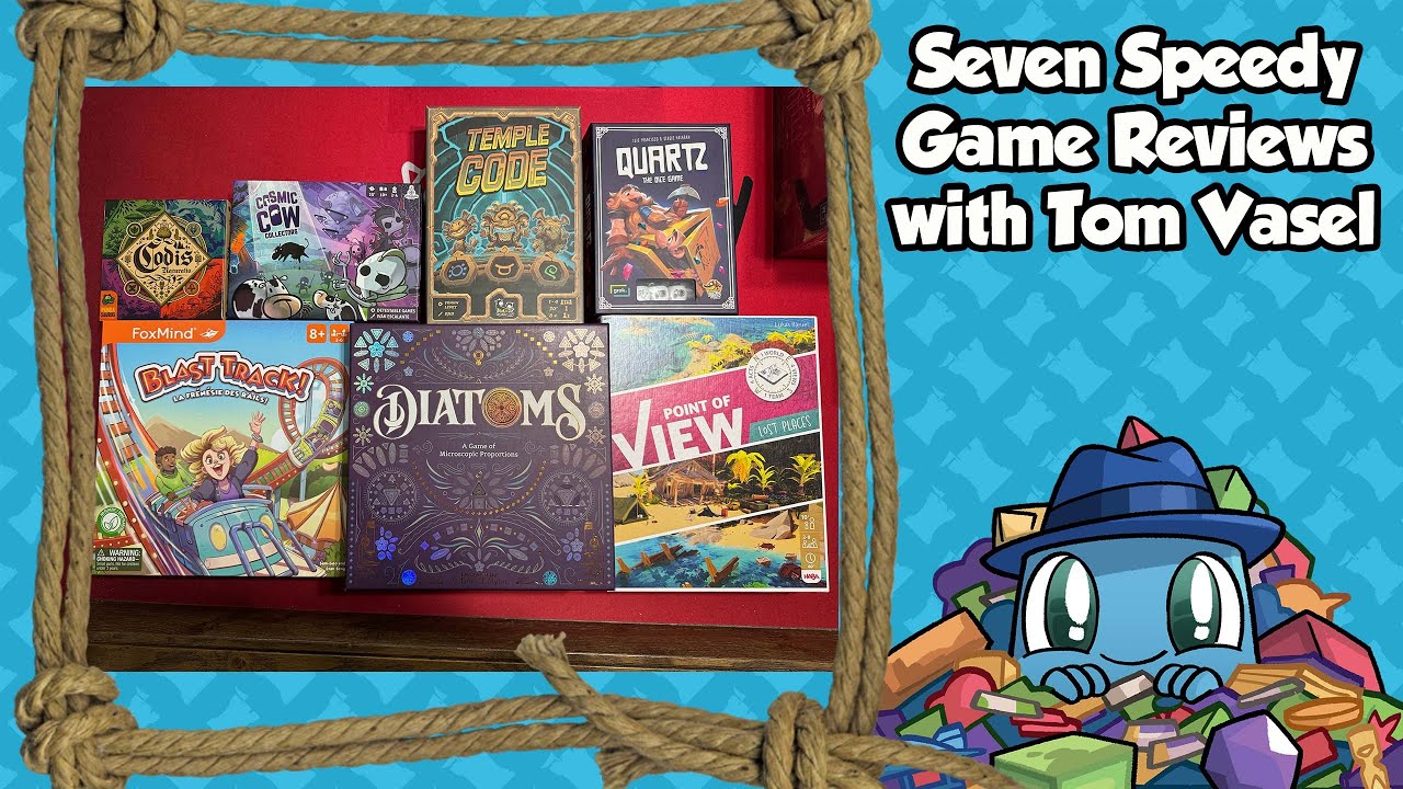 7 Speedy Game Reviews - with Tom Vasel