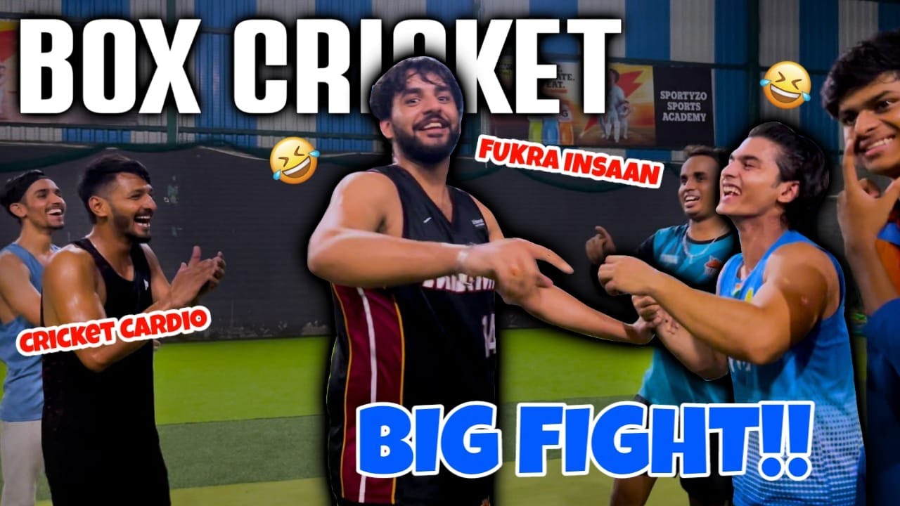 Last Ball par hogaye Ladai?🤬 | BOX CRICKET Match with @FukraInsaan & @cricketcardio 🏏