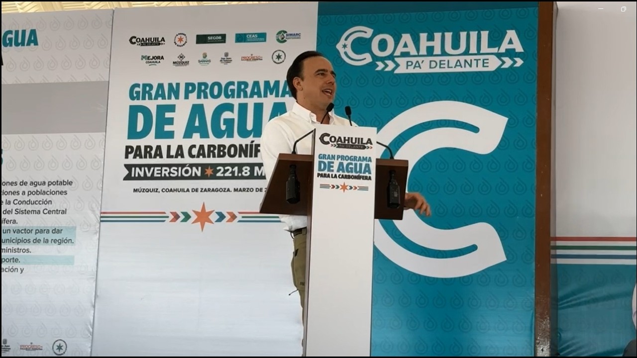Arranque al Gran Programa de Agua para la Carbonífera en #Múzquiz.