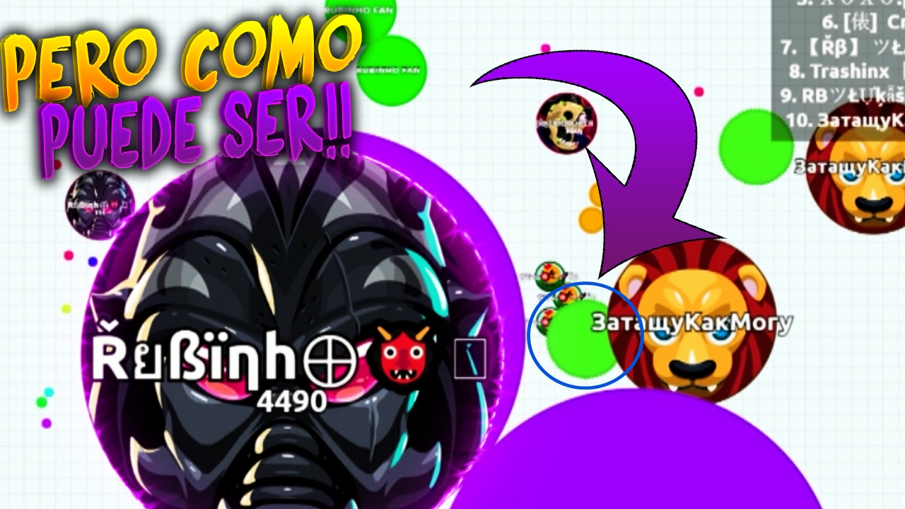 PERO COMO PUEDE SER!! | Agar.io | Rubinho vlc