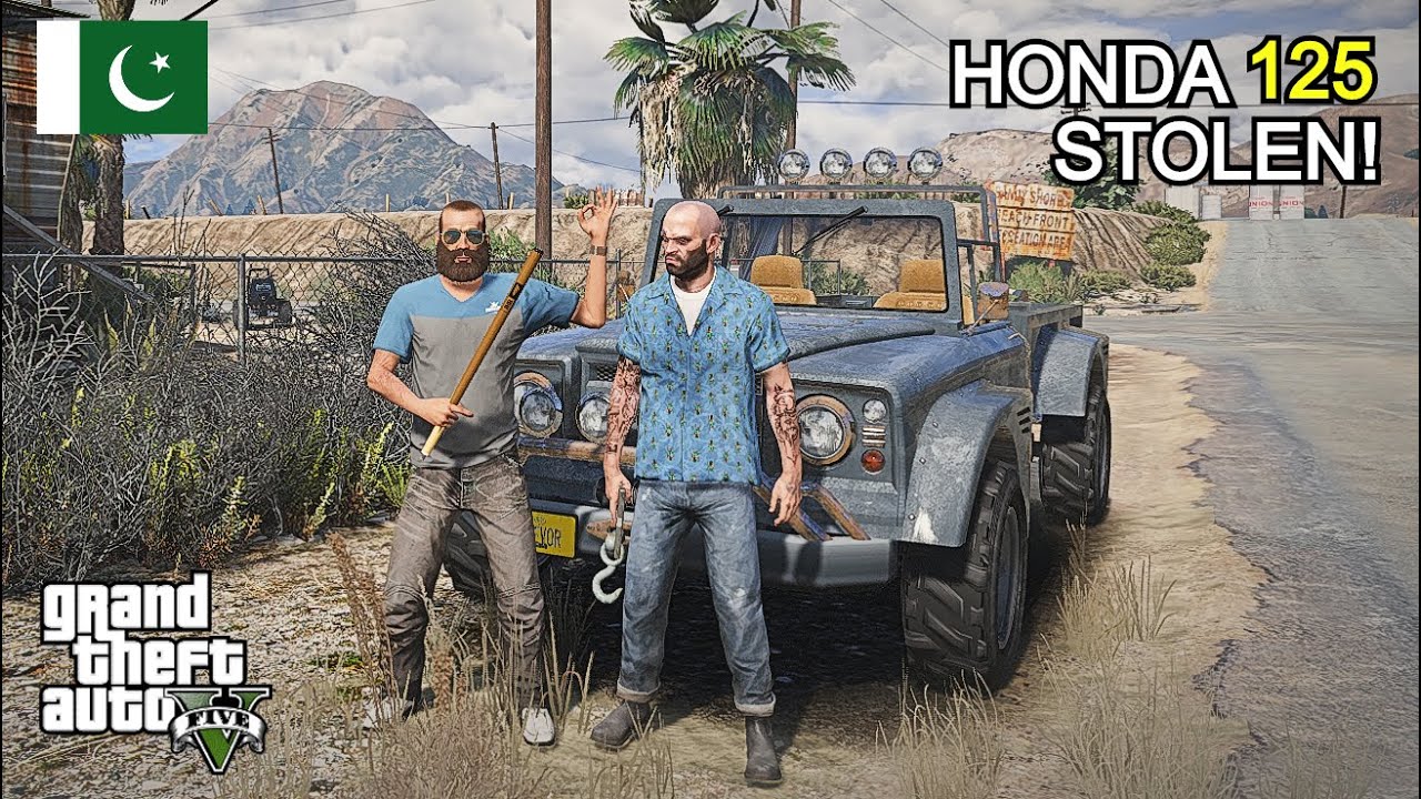 ASHRAF AND TREVOR SEARCHING HONDA 125 BIKE | GTA V MODS GAMEPLAY