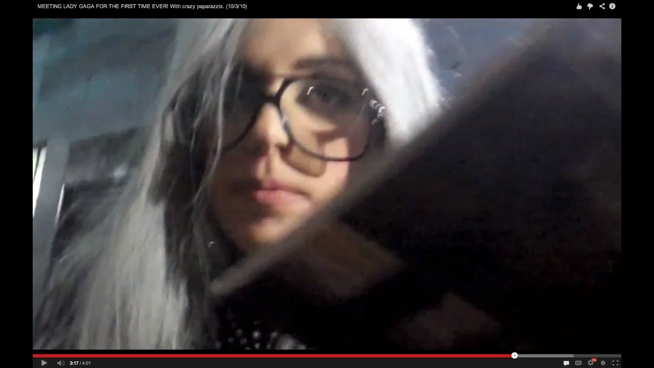 MEETING LADY GAGA FOR THE FIRST TIME EVER! With crazy paparazzis. (10/3/10)