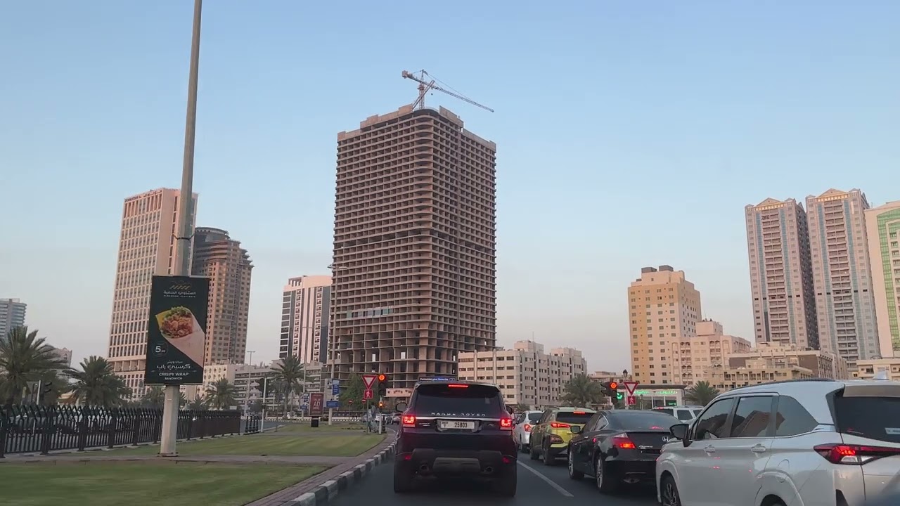 Sharjah Tawuun to Abu Shagara | 4K drive