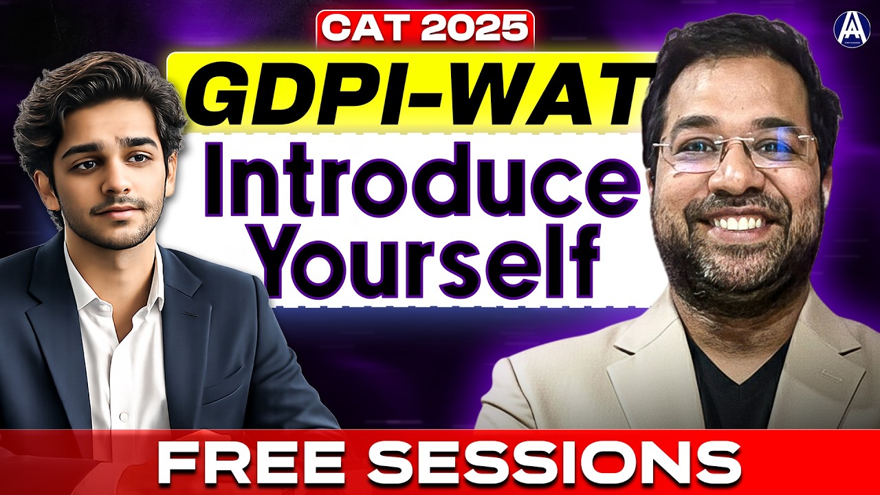 GDPI–WAT Theory Session 01 | Introduce Yourself | Personal Interview Question