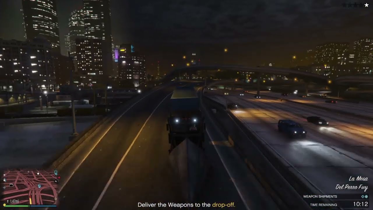 Selling gun-running supplies: Semi trucks