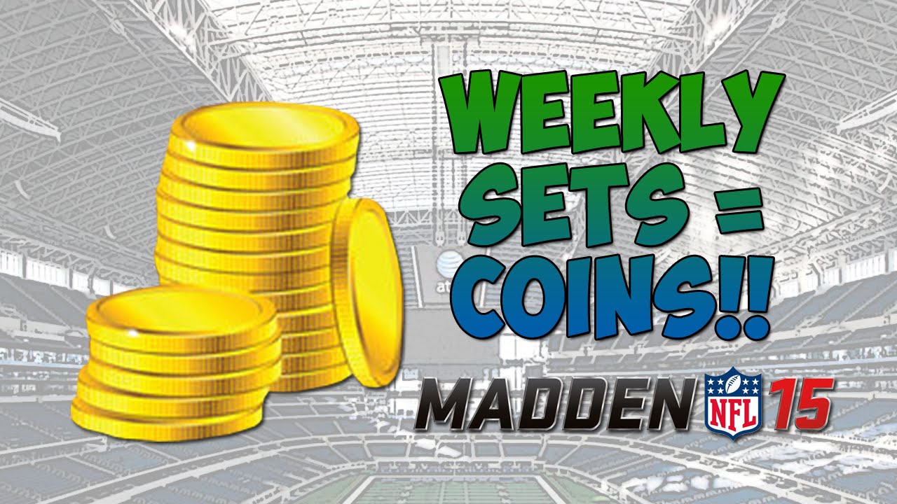 MUT 15 - How to Make Easy Coins! | Madden 15 Ultimate Team - Weekly Positional Sets