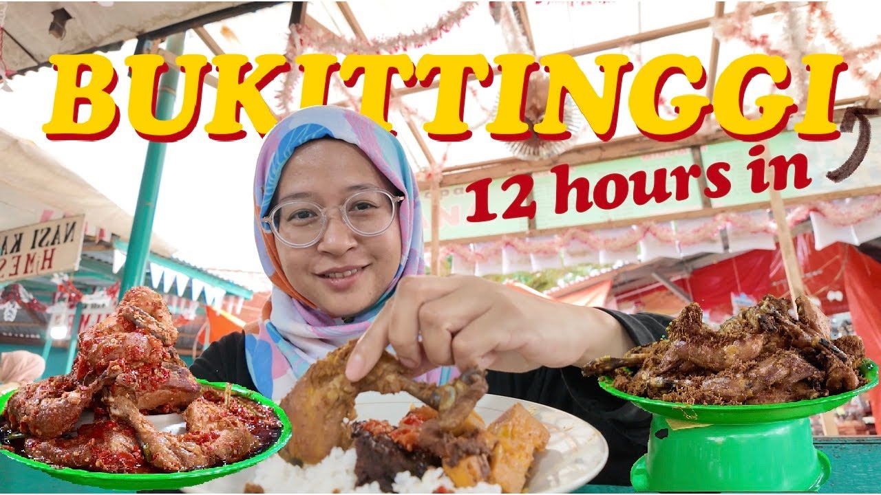 Street Food Heaven in Bukittinggi – Discovering Padang’s Best | Nasi Kapau, Sate Padang & Lamang