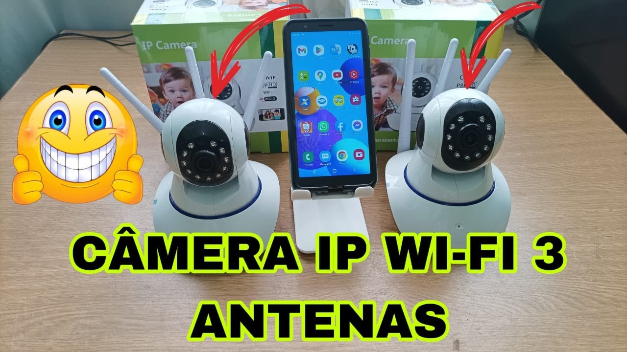 COMO COLOCAR  DUAS CÂMERAS WI-FI NO MESMO CELULAR.