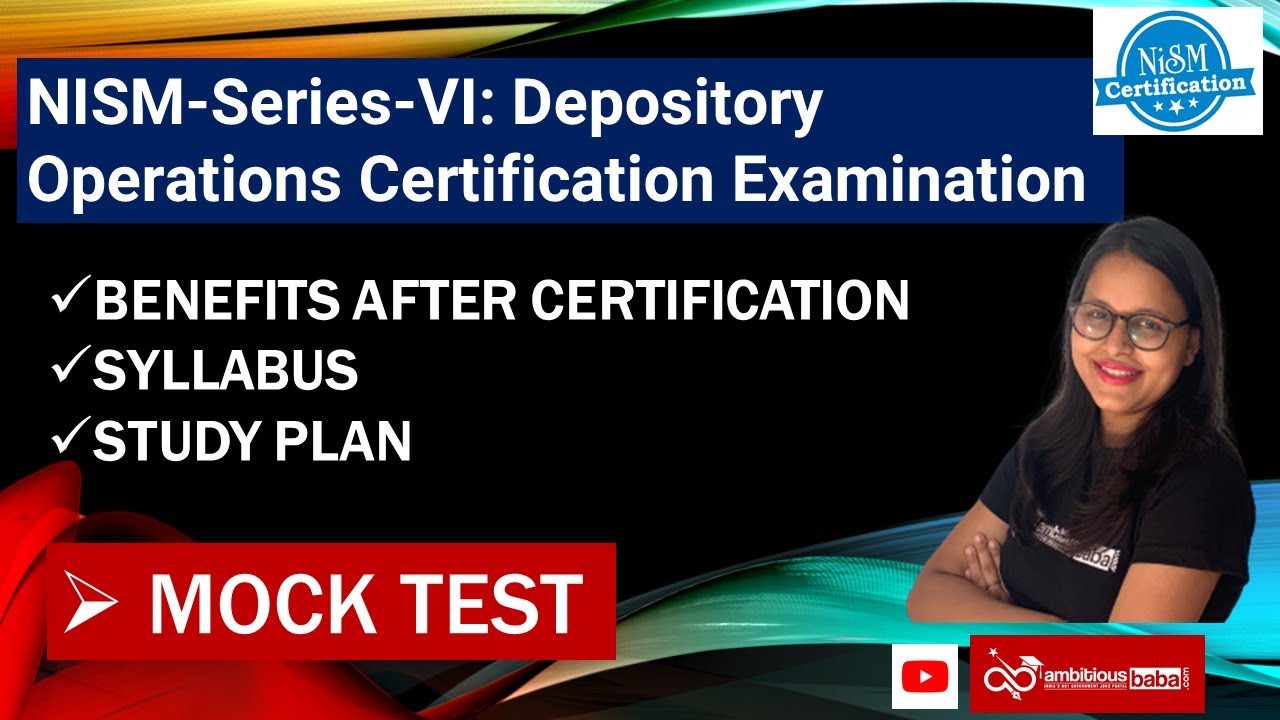 NISM-Series-VI: Depository Operations Certification  | Latest Syllabus | How to Pass Exam |