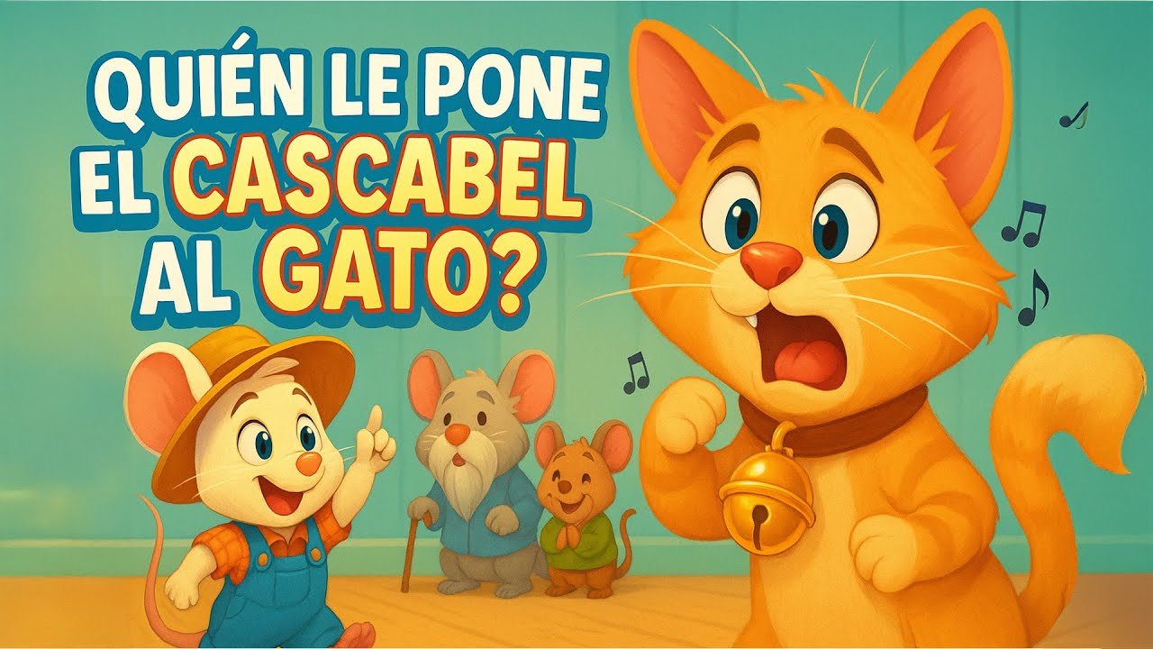 🐭¿Quién le pone el cascabel al gato? 🔔 Cuento Infantil del Ratoncito Pérez.