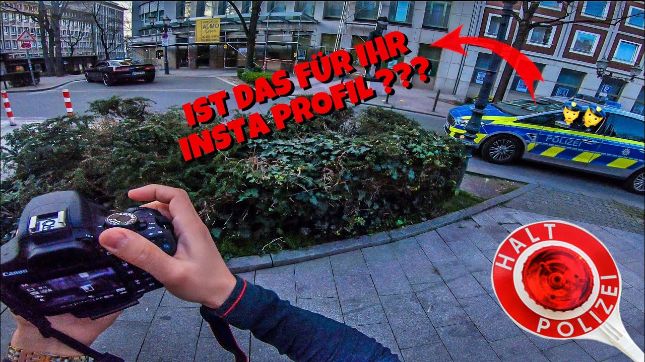 2 POLIZISTINNEN SPRECHEN MICH AN !😏| POLIZEI KONTROLLE in Essen| Auto Fotografie | POV Drive |Camaro