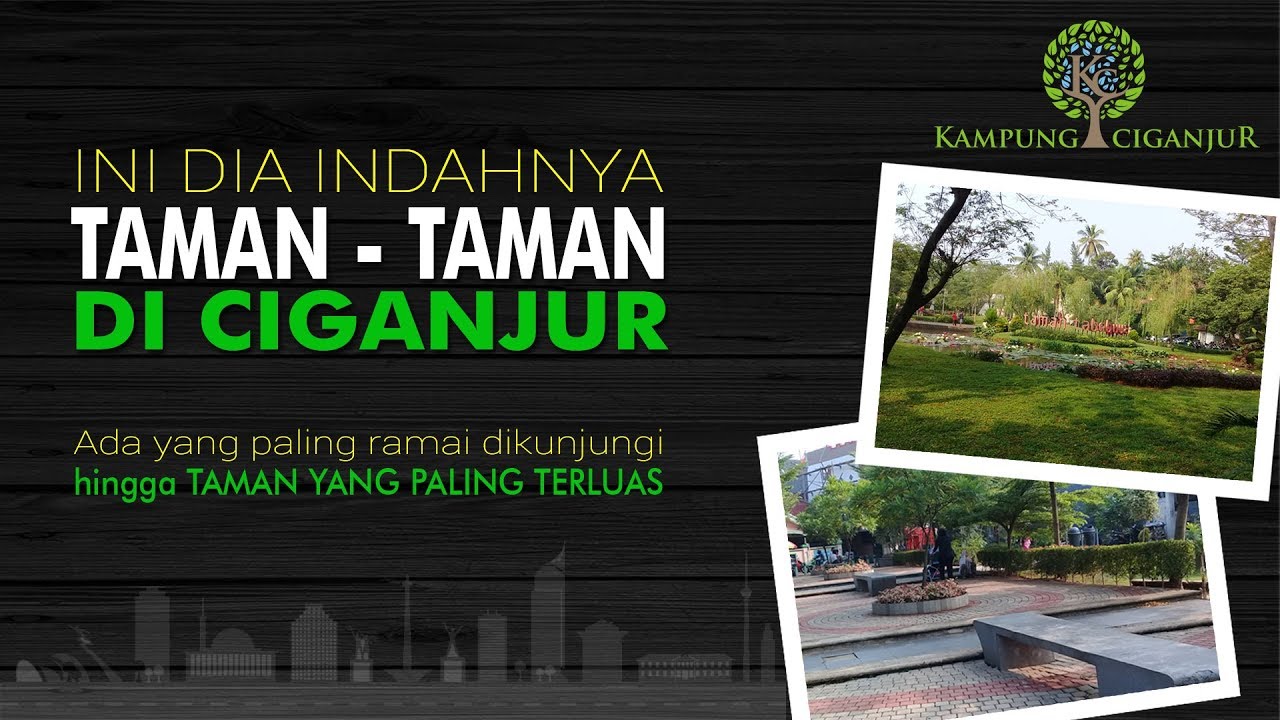 Taman-taman di Ciganjur TERNYATA ADA YANG PALING LUAS DAN PALING SEPI