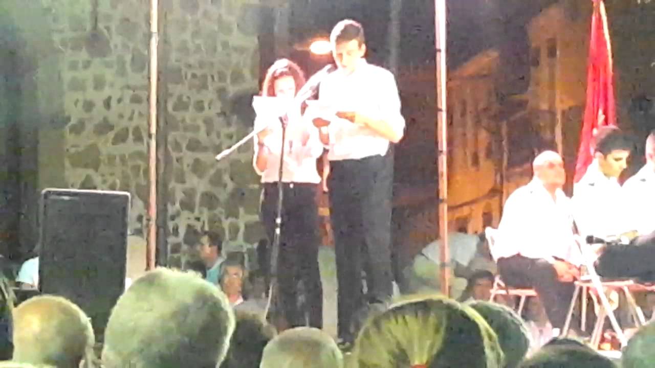 Encuentro de bandas de música municipales de Numancia de la Sagra y Urda, en Urda el 18-07-2015.