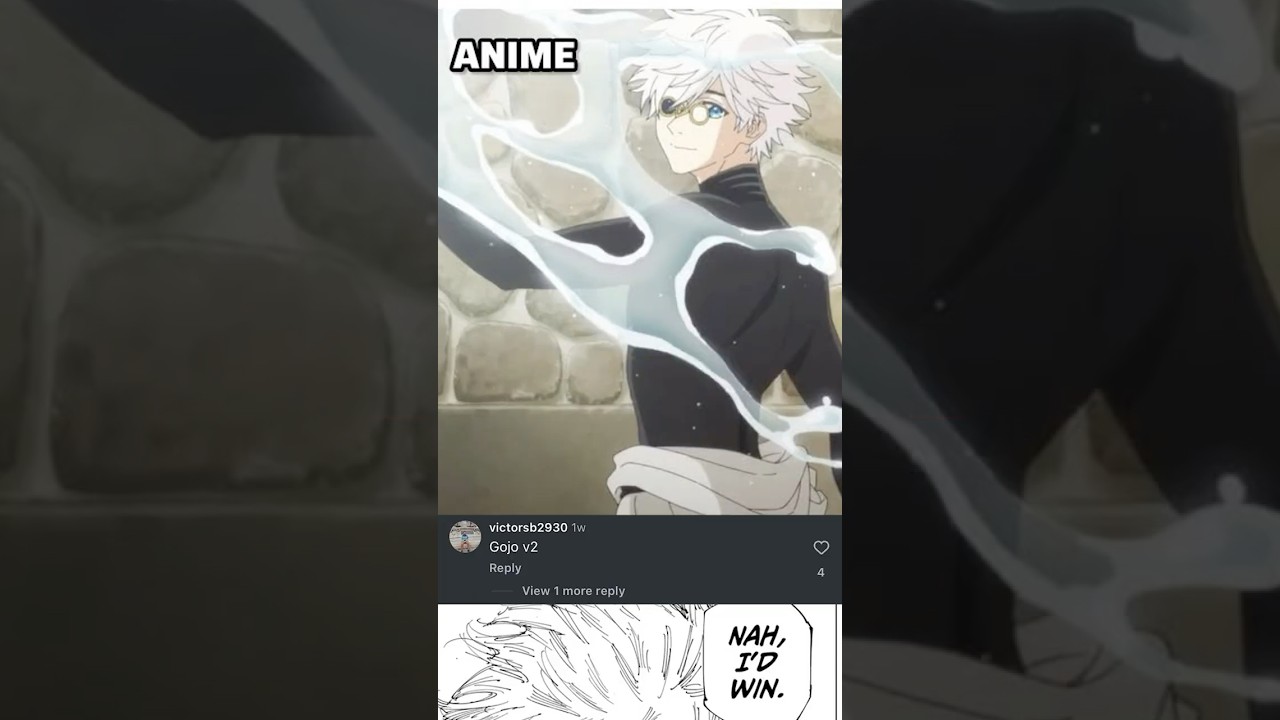 Gojo seen in another anime???? #jujutsukaisen #anime