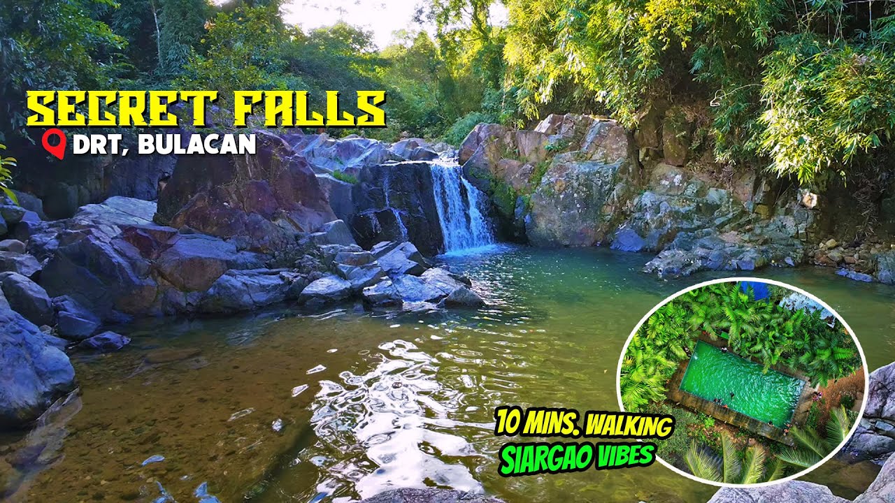 SECRET FALLS + mini Siargao Vibes + Swimming Pool | Perfect for Everyone! DRT, Bulacan