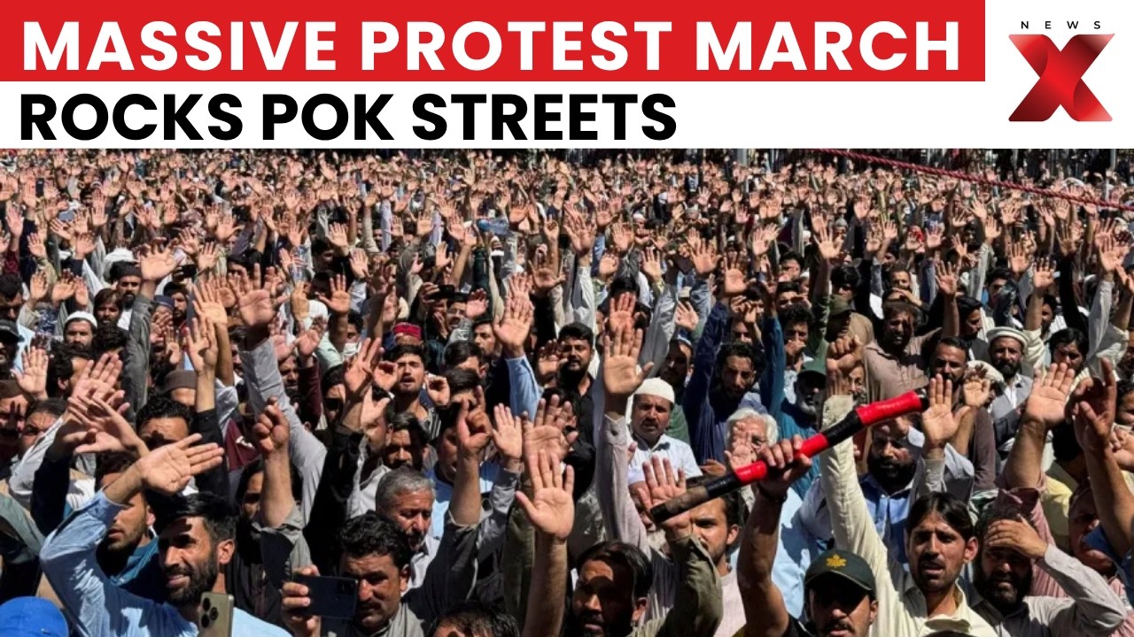 Massive Protest March Erupts In POK As Security Forces Take Over Rawalakot | NewsX