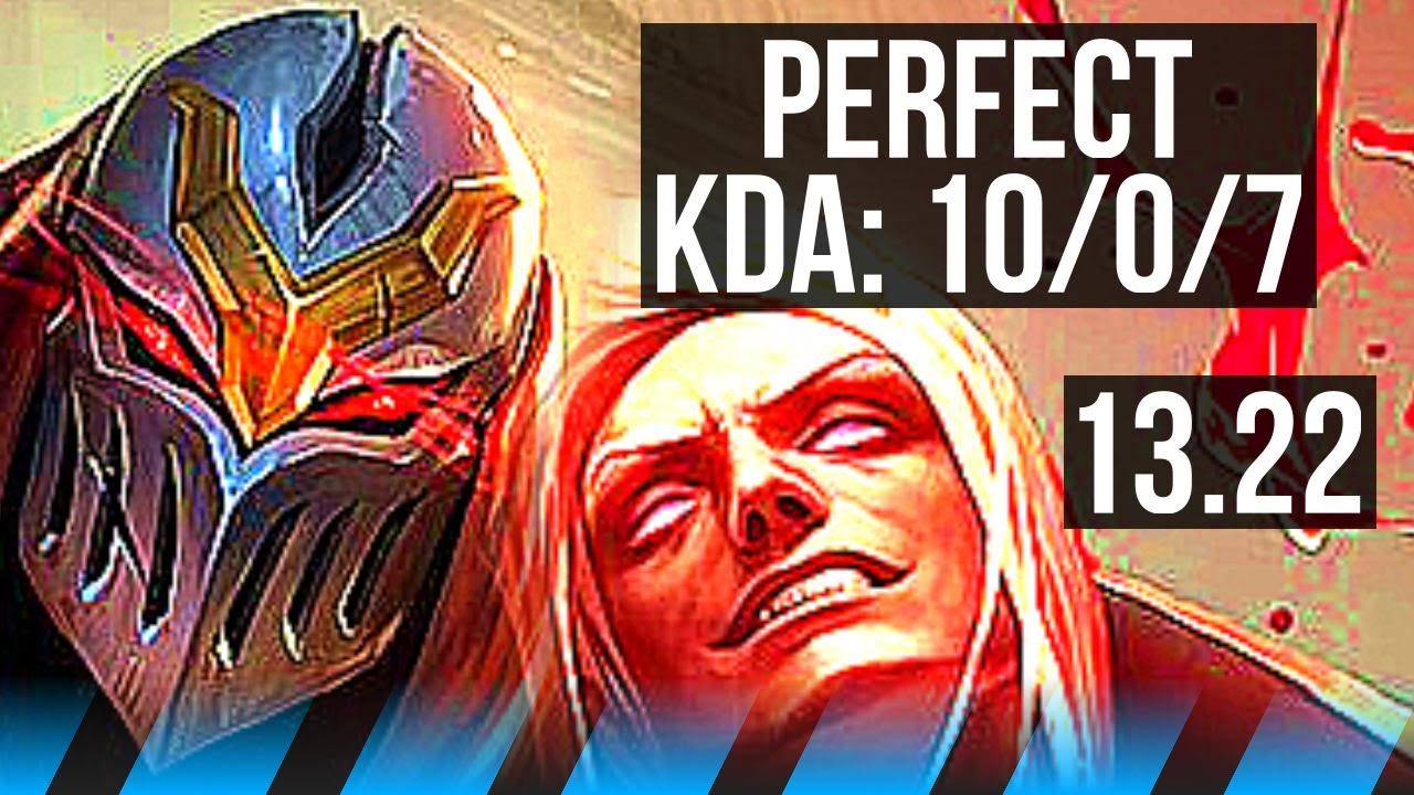 ZED vs VLAD (MID) | 10/0/7, Legendary, 600+ games | NA Challenger | 13.22
