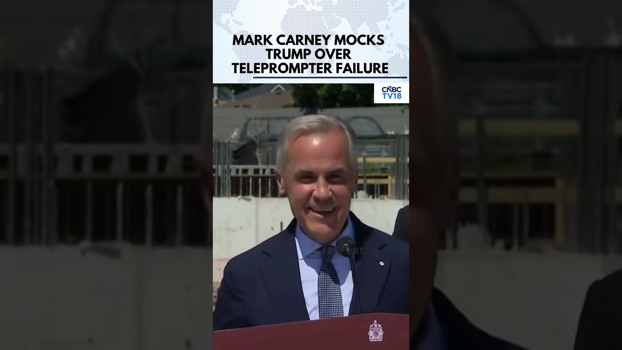 Премьер-министр Канады Марк Карни подколол президента Трампа после сбоя телесуфлера | Отношения К...