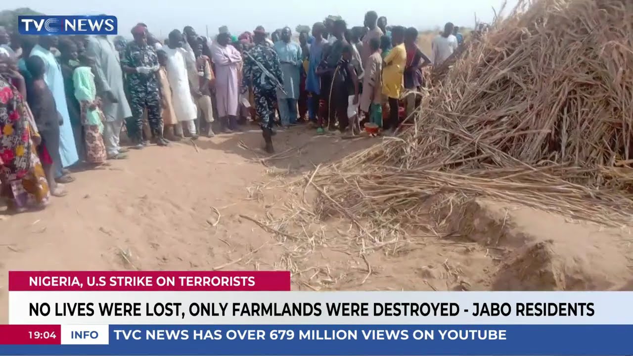 Nigeria, U.S Strike On Terrorists: No Lives Were Lost, Only Farmlands Were Destroyed - Jabo Resi.