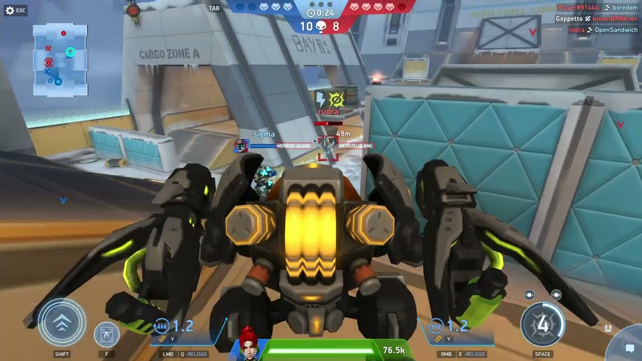 Mech Arena 2026 MVP dengan Solis dan Seeker #mecharena #gaming #midgame #volti #seeker #nomad