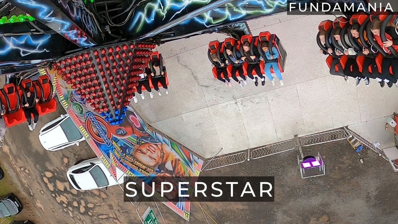 Superstar [John Davis] | Fundamania Fun Fair Belfast 2024 | OnRide POV