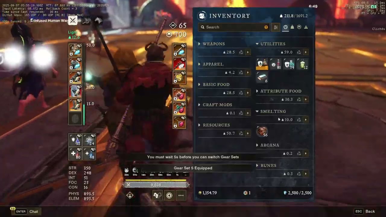 New World: Aeternum. Empyrean Forge M3 Score Run (ALT). Main Hand Spear POV