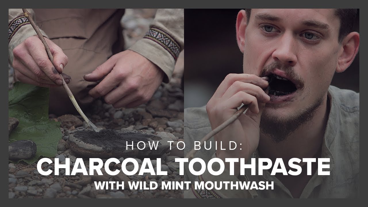 How to Make Charcoal Toothpaste & Wild Mint Mouthwash