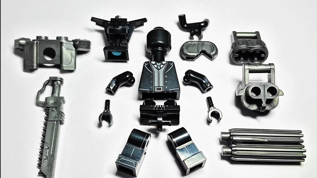 LEGO Skibidi Toilet Review | Monitor People Custom Minifigure