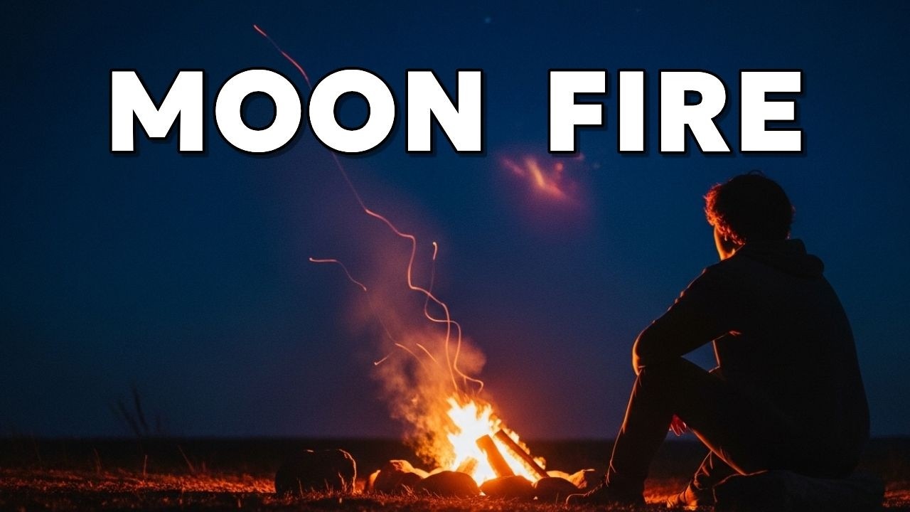 Night Ambience BGM | Soft Glow | Cozy Fire Watching Music for Night Relaxation