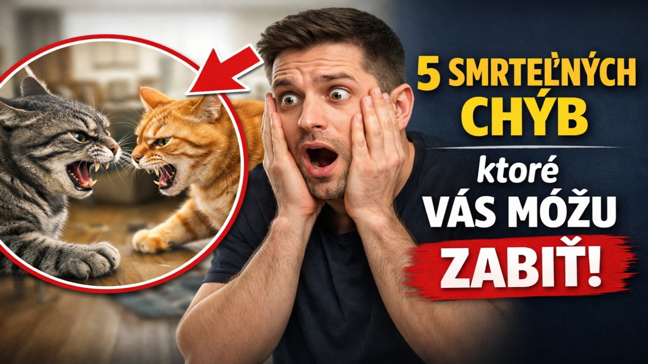 5 SMRTEĽNÝCH chýb, ktoré robíte, keď si myslíte, že sa vaše mačky IBA HRAJÚ! 🙀