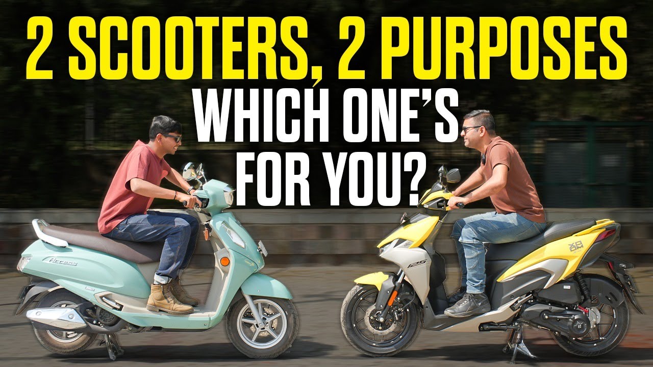 Hero Xoom 125 vs Suzuki 125 Comparison Ride Review | Ride & Review | Which One Wins the Ride?