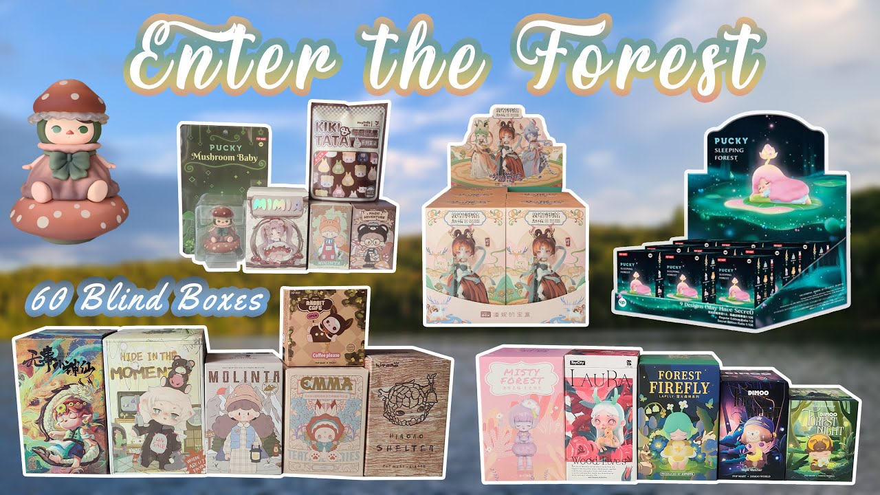 60 FOREST FAIRY BLIND BOXES / Enter the Forest w/ Pop Mart, Pucky, Hirono, Labubu, Lucky Emma & more