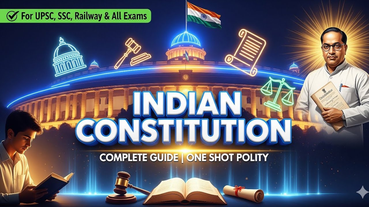 Indian Constitution Complete Guide | One Shot Polity for UPSC, SSC & All Competitive Exams Part -1