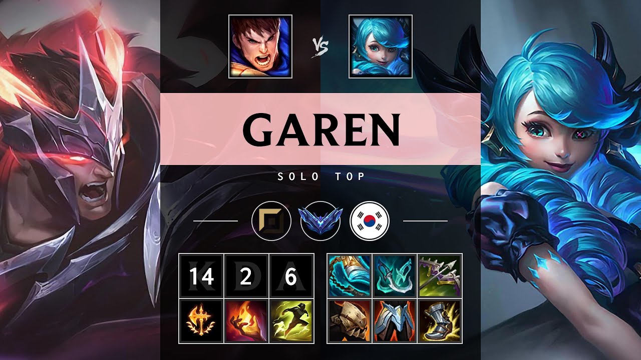 Garen Top vs Gwen - KR Diamond Patch 25.S1.2