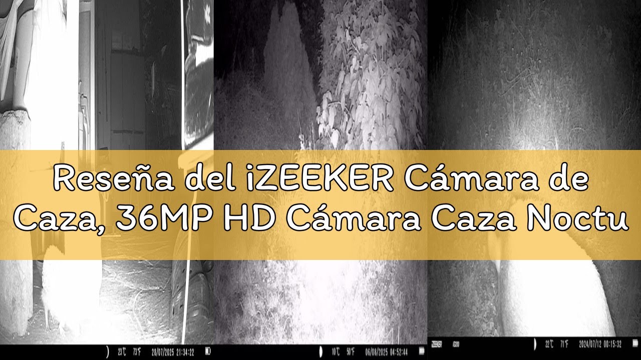 Reseña del iZEEKER Cámara de Caza, 36MP HD Cámara Caza Nocturna con 940nm IR LED Sin Brillo Invisibl