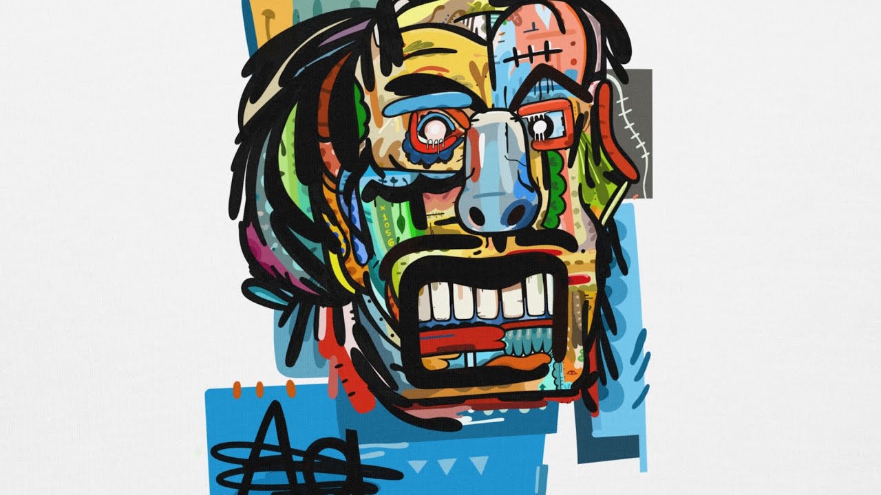 My version of Basquiat Untitled 1982